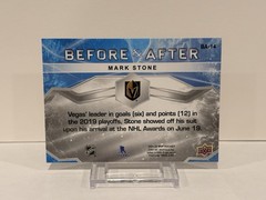 2021-22 Upper Deck MVP #BA-14 Mark Stone Before and After
