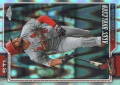 2026 Topps Chrome #156 Alec Burleson Raywave Refractors