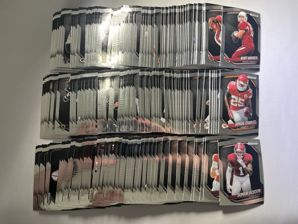 2025 Prizm Black Football Complete Set #1-200 – with all NIL