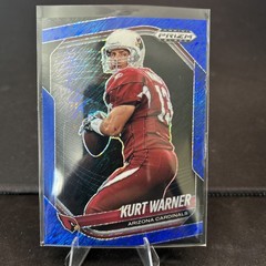 2025 Panini Prizm Black FOTL Blue Shimmer Kurt Warner #1 Arizona Cardinals /35