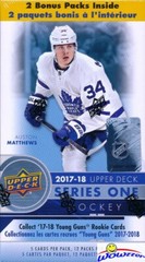 2017/18 Upper Deck Series 1 Hockey HUGE Sealed 12 Pack Blaster Box-2 Young Guns