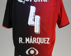 club atlas jersey 100% authentic Puma Size Large 2016-2017 #4 R. MARQUEZ T