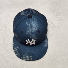 New York Yankees New Era Hat Cap Snap Back Mens Blue Twill Polka Dot 9FIFTY