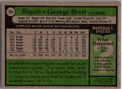 1979 Topps #330 George Brett
