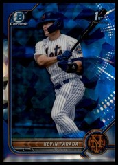 2022 Bowman Draft #BDC-47 Kevin Parada Chrome sapphire