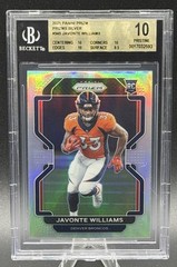 2021 Panini Prizm Silver Javonte Williams RC #345 BGS 10 Pristine Broncos Pop 1