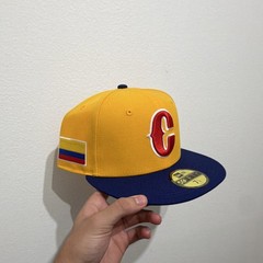 New Era 59FIFTY Colombia World Baseball Classic Yellow Blue Size 7 1/4