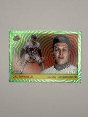 2025 Topps Platinum Anniversary Cal Ripken Green Wave Refractor /99 Orioles