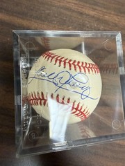 Sandy Alomar Jr. Signed Autograph Baseball Rawlings Official American League MLB