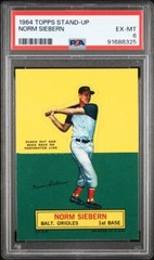 EXTRANICE PSA 6 NORM SIEBERN 1964 TOPPS STAND-UP GRADED VINTAGE UNPUNCHED *TPHLC
