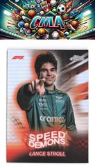 2024 Topps Chrome Formula 1 #SD-12 Lance Stroll Speed Demons