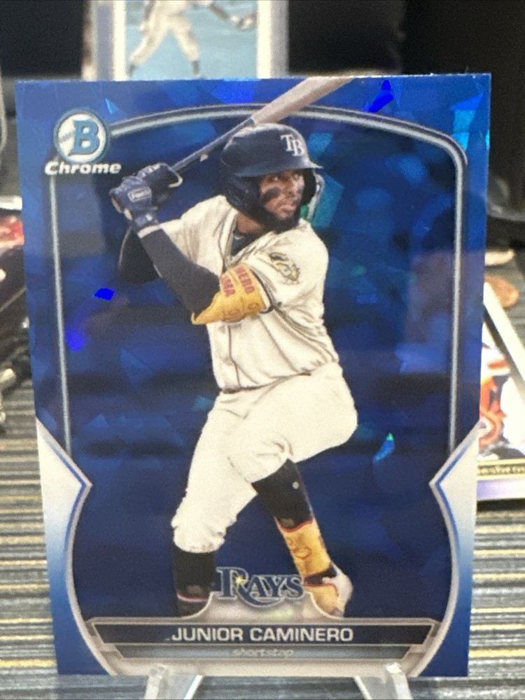 2023 Bowman Chrome Sapphire Edition – Prospects Junior Caminero #BCP-162 (RC)
