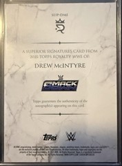 2025 Topps Royalty WWE Superior Signatures Drew McIntyre AUTO /99