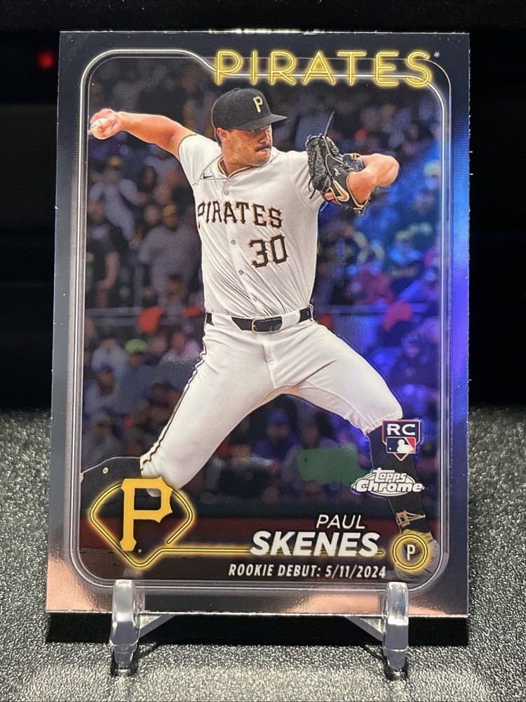 2024 Topps Chrome Update Series – Rookie Debut Paul Skenes #USC27 (RC)