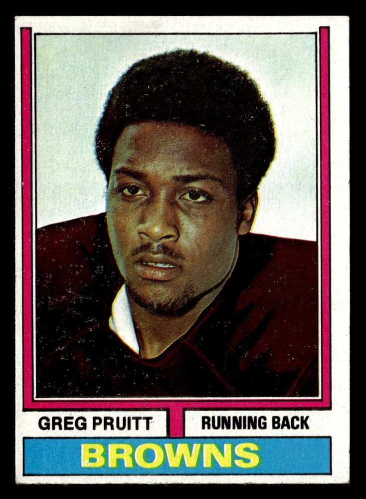 1974 Topps Greg Pruitt #110 EX-MT Cleveland Browns Rookie