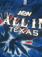 AEW All In Texas Tie-Dye Shirt Event Brand New 4xl