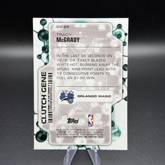 2025-26 Topps Chrome Clutch Gene Tracy McGrady Purple Refractor /75 Magic