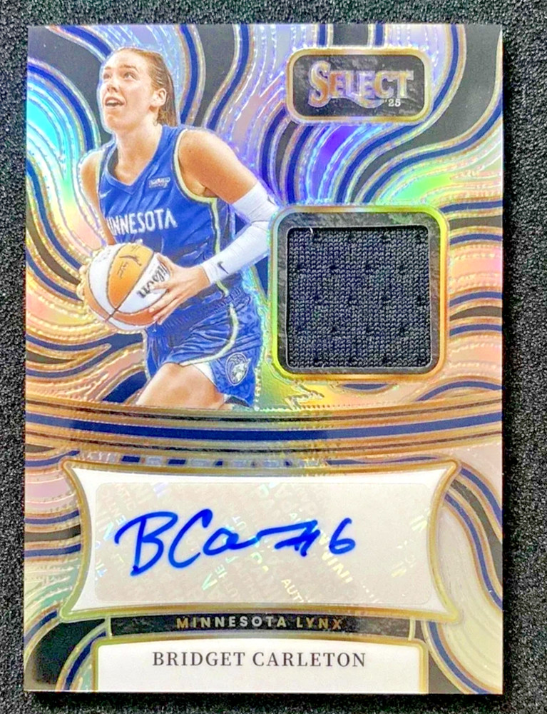 2025 Panini WNBA Select Basketball Prizm #AM-BC Bridget Carleton Auto Patch