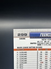 2026 Topps Chrome Francisco Lindor Aqua X-Fractor /199 #299 New York Mets