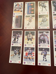 1985-86 Winnipeg Jets NHL Police Set of 12 Panels – 24 Cards – Dale Hawerchuk MT