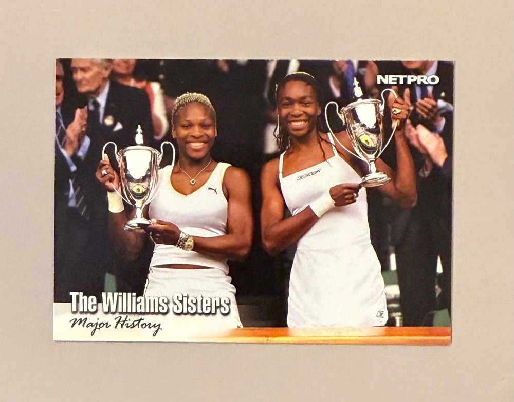 2003 NetPro #51 Serena Williams RC Venus Williams ROOKIE GOAT Tennis HOF ‘03