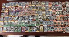 1972 Sunoco NFL Action Player Football Stamps Lot of over 100 stamps