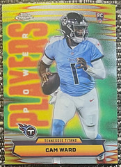 Topps 2025 Topps Chrome Power Players Refractor Cam Ward RC #PP-8 Titans