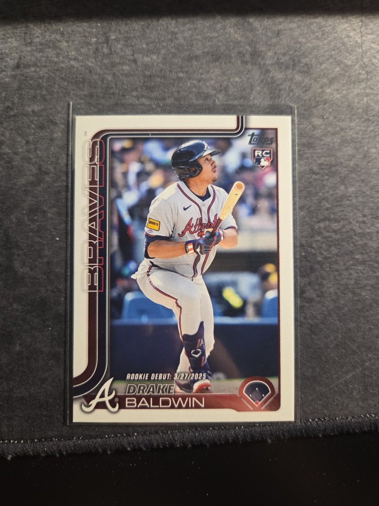 Topps 2025 Update Series Drake Baldwin Rookie Debut Atlanta Braves #US113