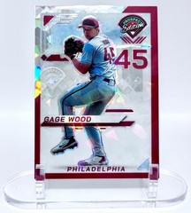Xavier Neyens 2025 Panini Prospect Edition Red Ice Prizm #1 Houston Astros