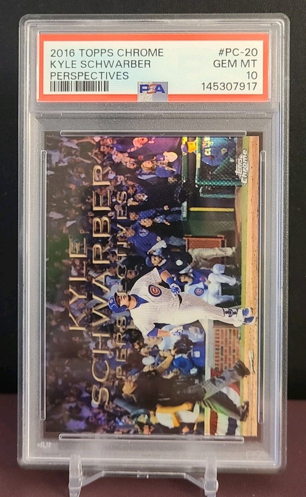 2016 Topps Chrome Kyle Schwarber Perspectives PSA 10 #PC-20 RC