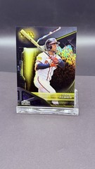 2026 Topps Chrome Black Ozzie Albies Gold /50 Mini Diamond Refractor