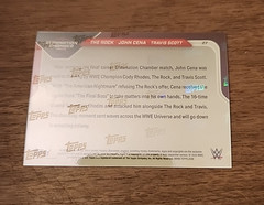 The Rock/John Cena/Travis Scott 2025 WWE Topps NOW Card #27