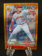 2026 Topps Series 2 Chase Burns Auto /50 Gold Silver Pack Mojo Rookie #91C2-34