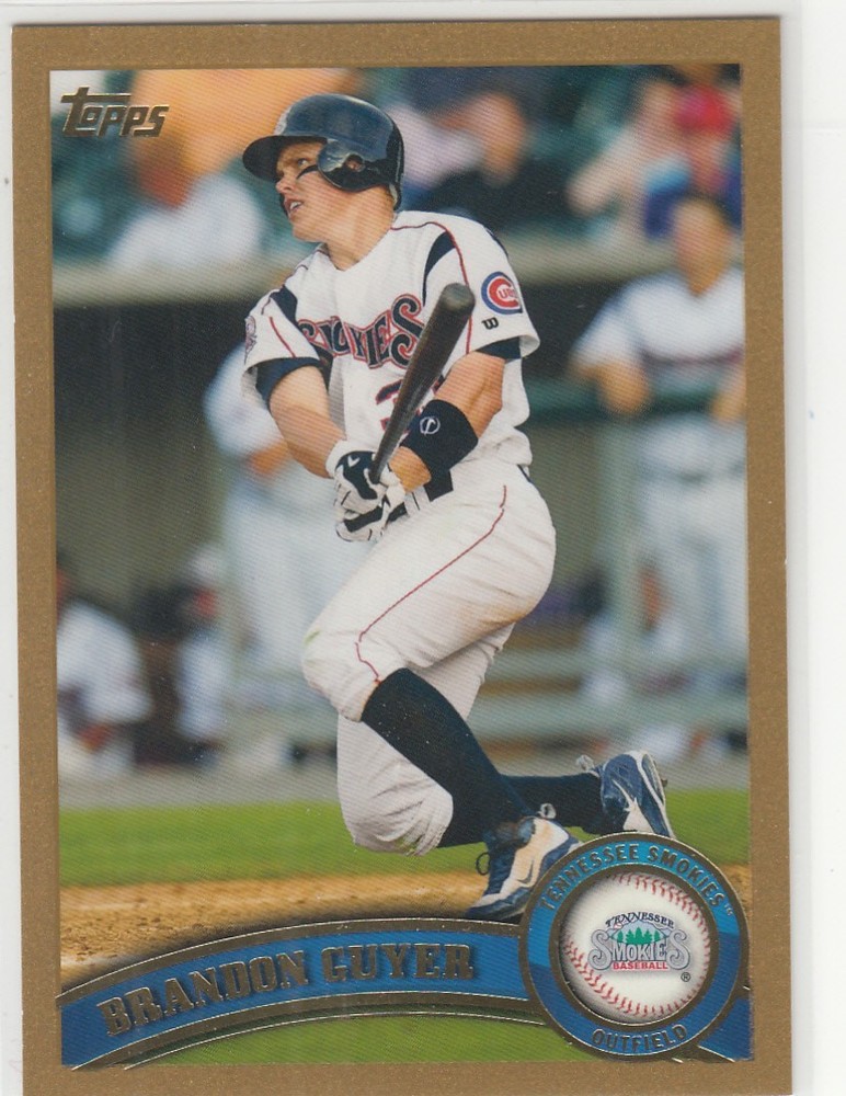 2011 Topps Pro Debut Gold Border #48/50 BRANDON GUYER #99 Cubs