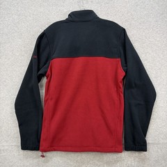 South Carolina Gamecocks Fleece Jacket Mens Small Black Red Flanker Columbia NEW