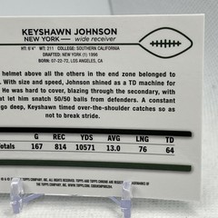 2024 Topps Chrome #147 Keyshawn Johnson Teal Refractor /250 COLOR MATCH