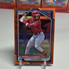 Joswa Lugo 2024 Bowman Draft ORANGE Refractor ANGELS /25 🍊
