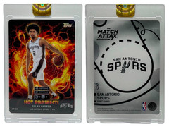 2025 Topps Match Attax Hot Prospects #HP-DH Dylan Harper Spurs Rookie Card (RC)