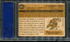 1960 Topps Baseball # 202 Fred Kipp (NM-MT) PSA 8