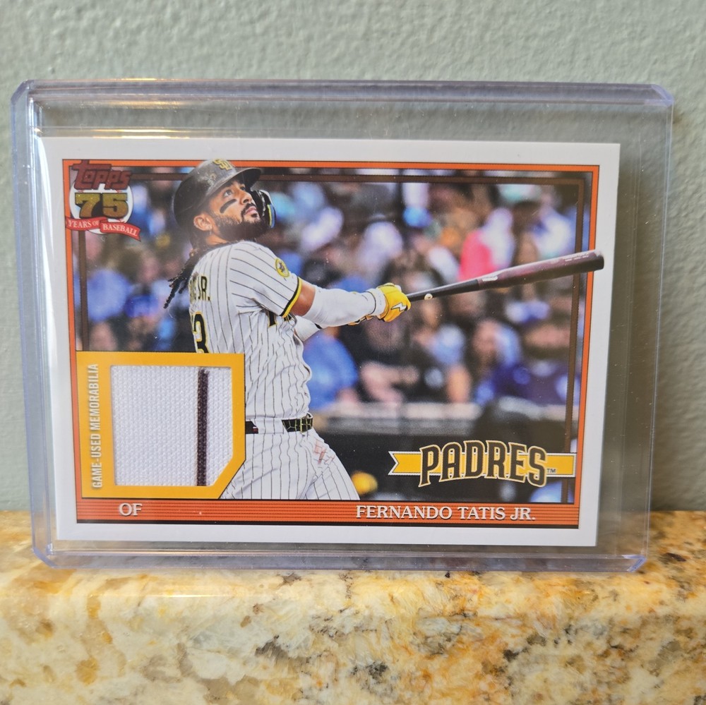 2026 Topps Fernando Tatis Jr 1991 Topps Relic 91R-FTJ Game Used Padres