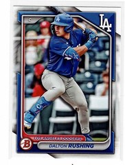 Dalton Rushing Los Angeles Dodgers 2024 Bowman Draft ****