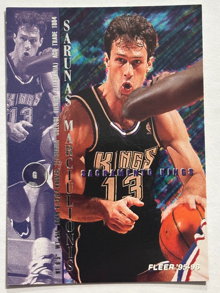 1995-96 Fleer #250 Sarunas Marciulionis Sacramento Kings