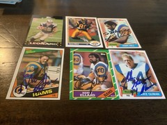 Los Angeles Rams 22 Card Autograph Lot 1980s-present See Photos