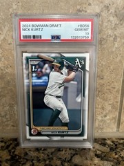 2024 BOWMAN DRAFT #BD56 NICK KURTZ PSA 10