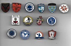 NON LEAGUE FOOTBALL CLUBS ENAMEL LAPEL BADGES LIST C