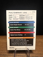 2003 NetPro Elite #E14 PETE SAMPRAS – Event Edition ROOKIE Card *RARE*