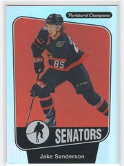 #172 2024-25 Parkhurst Champions RAINBOW FOILBOARD Jake Sanderson Ottawa