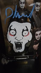 AEW Unrivaled DANHAUSEN Signed Figure with Art Sketch Drawn by Danhausen WWE