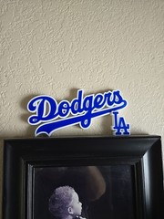 Los Angeles Dodgers 3D Printed Desk Sign