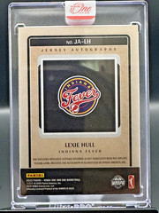 2025 Panini One and One Lexie Hull #JA-LH Jersey Autograph Blue 47/49 Fever